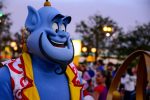 Disney Quotes About Friendship Close Up of Genie From Aladdin in a Disney Theme Park